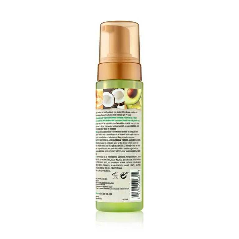 Creme of Nature Pure Honey Hair Food Honey + Avocado Styling Mousse 7 oz