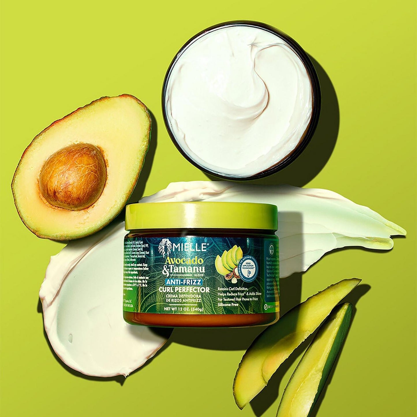 Mielle Avocado & Tamanu Anti-Frizz Curl Perfector - 12 Oz