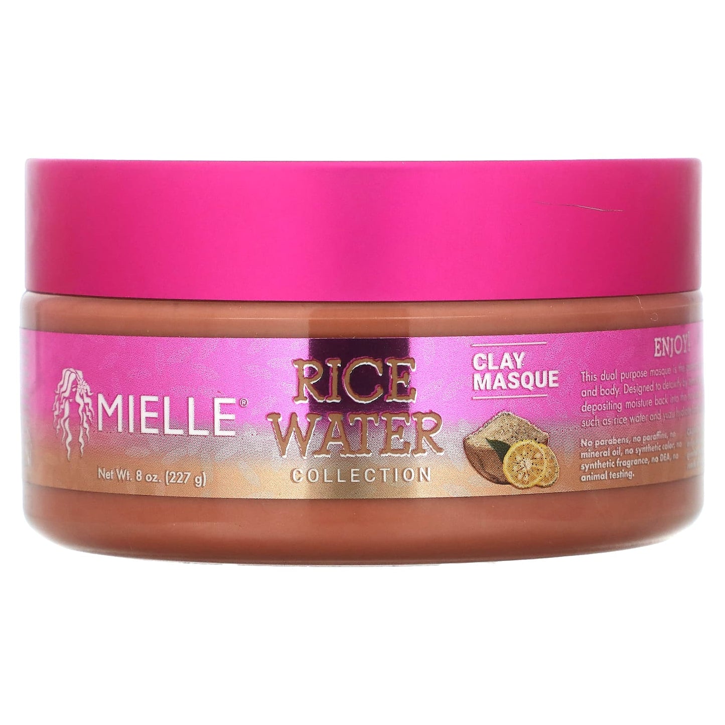 Mielle Rice Water Collection, Clay Masque, 8 oz