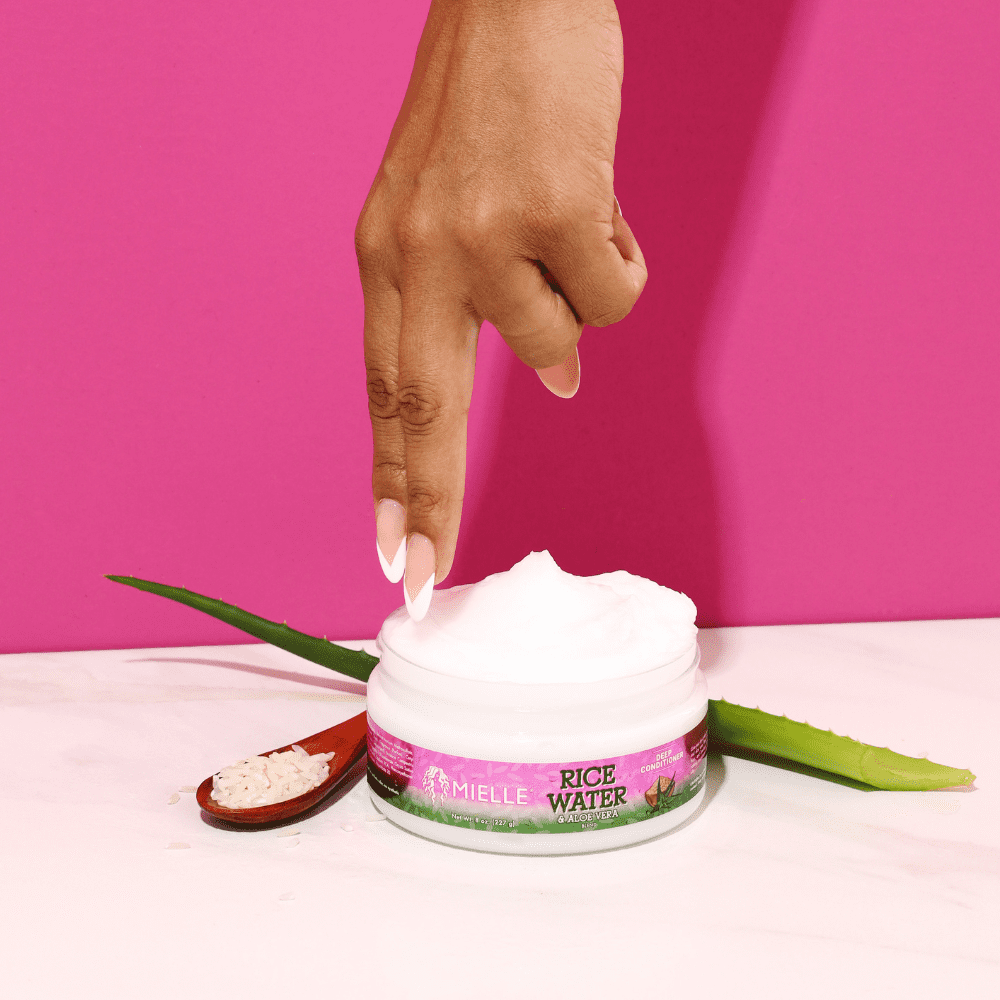 Mielle Rice Water & Aloe Deep Conditioner 8 Oz