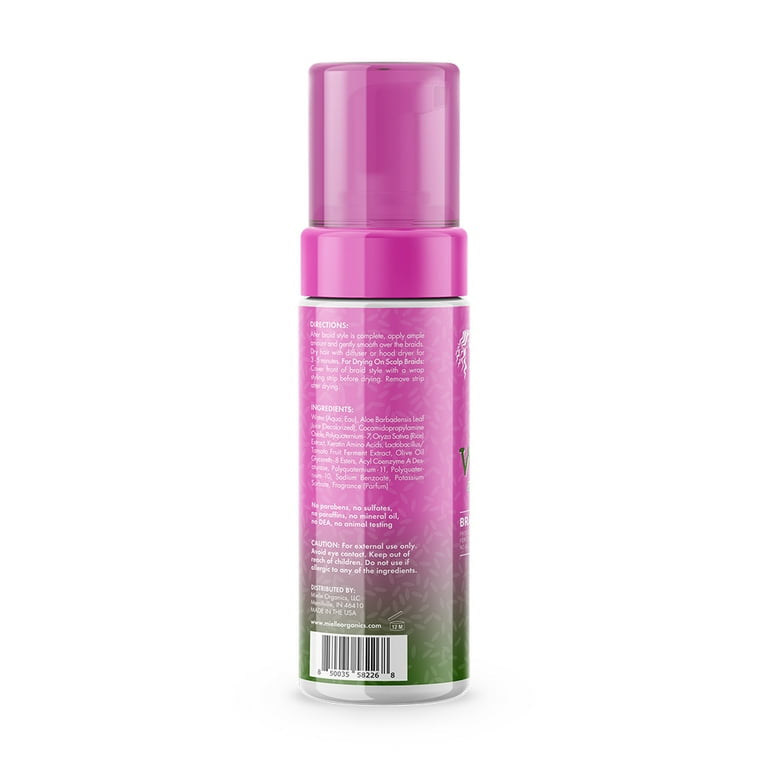 Mielle Rice Water & Aloe Vera Braid Set Foam 7.5 Oz