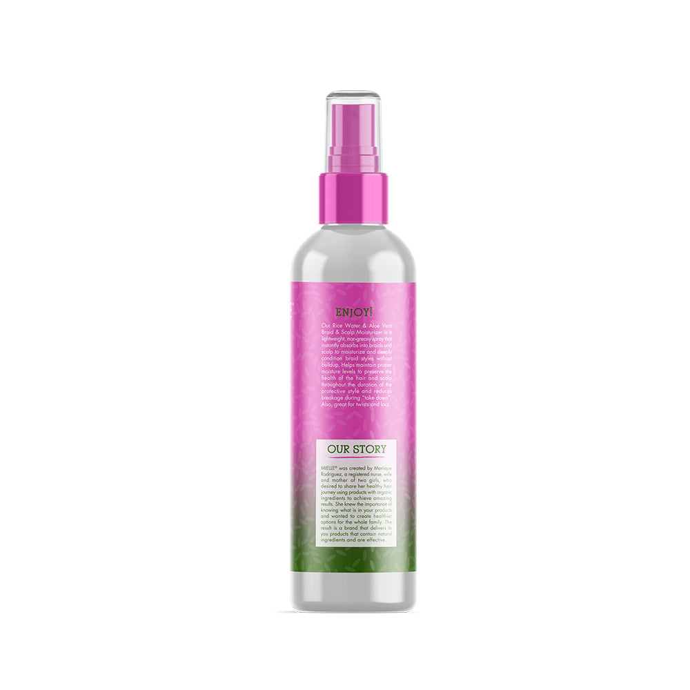 Mielle Rice Water & Aloe Vera Braid & Scalp Moisturizer - 8 Oz
