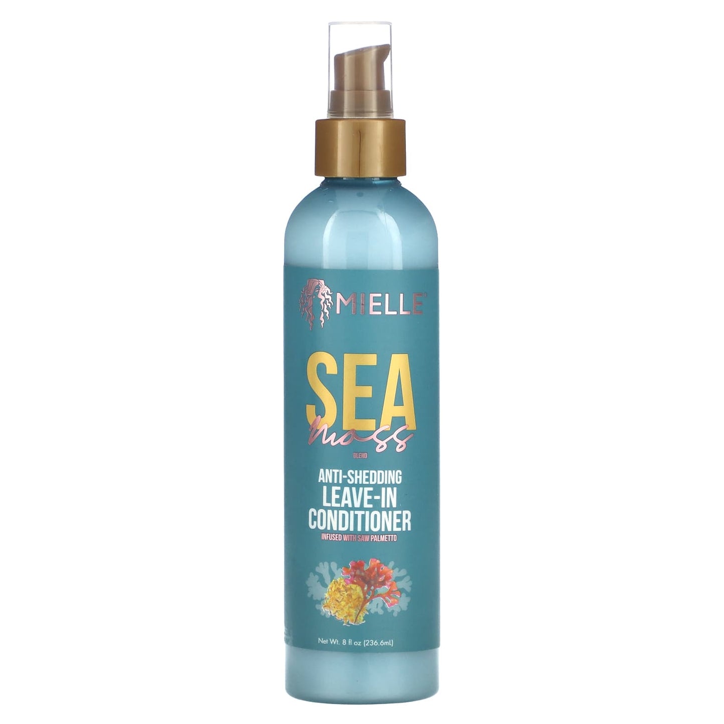 Mielle Anti-Shedding, Leave-In Conditioner, Sea Moss Blend, 8 fl oz