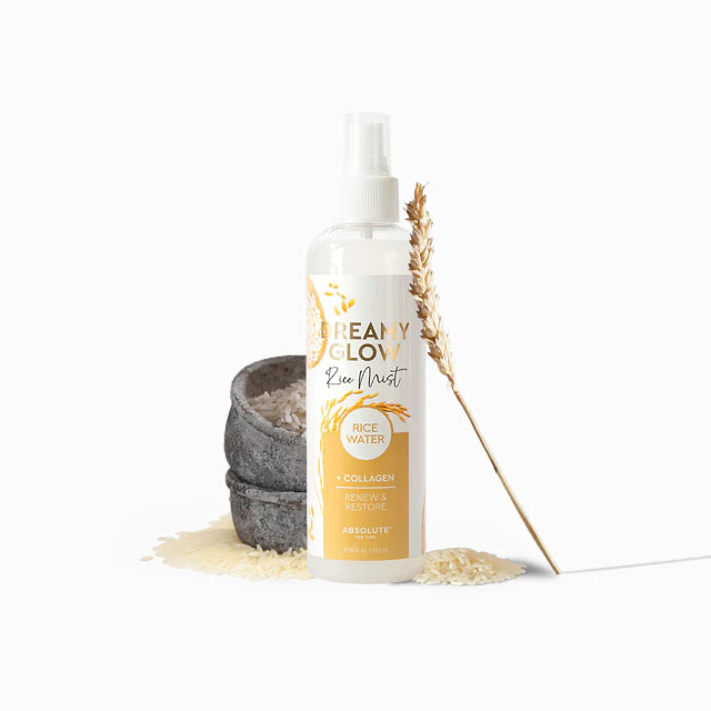 ABSOLUTE NEW YORK DREAMY GLOW RICE MIST | HYDRATING TONER WITH RICE WATER & COLLAGEN – 8.45 OZ