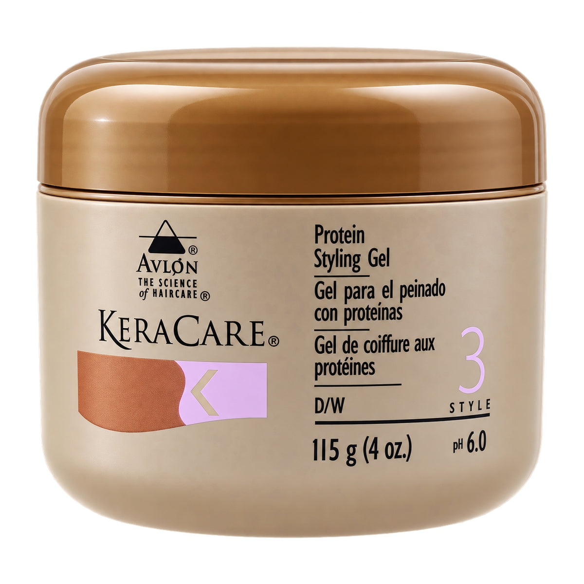 Keracare Protein Styling Gel 4 Oz. Keracare