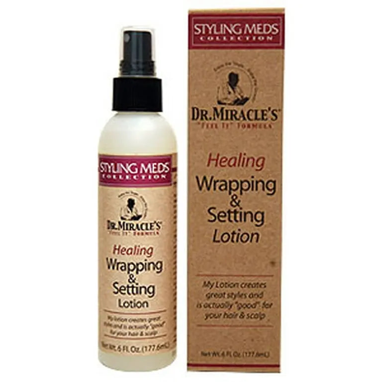 Dr. Miracle's Styling Meds Healing Wrapping & Setting Lotion - 6 oz Ultimate Beauty Supply