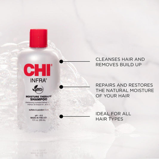 CHI Infra Moisture Therapy Shampoo - 12 Oz