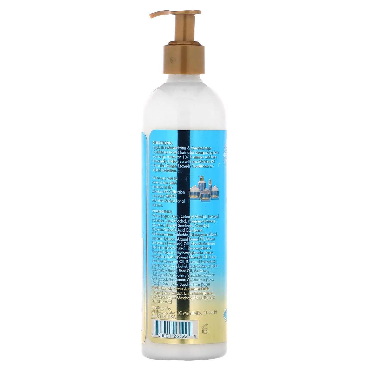 Mielle Moisture RX, Moisturizing And Anti-Breakage Conditioner, Hawaiian Ginger, 12 fl oz (355 ml) Ultimate Beauty Supply