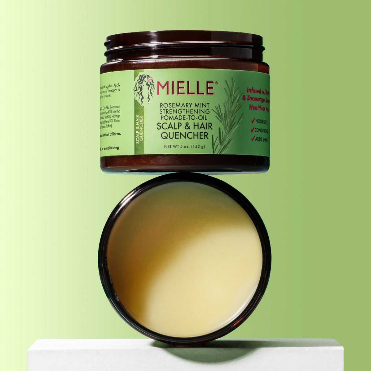 Mielle Organics Rosemary Mint Hair Pomade to Oil Hair & Scalp Quencher - 5oz