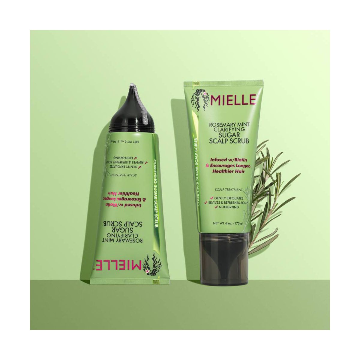 Mielle Organics Rosemary Mint Clarifying Sugar Scalp Scrub - 6oz