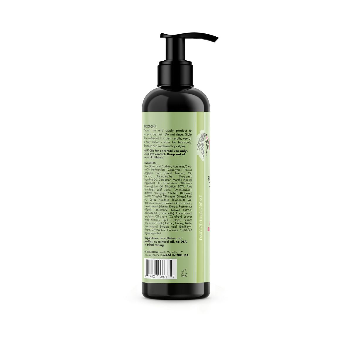 Mielle Organics Rosemary Mint Multi-Vitamin Daily Styling Creme - 8 fl oz