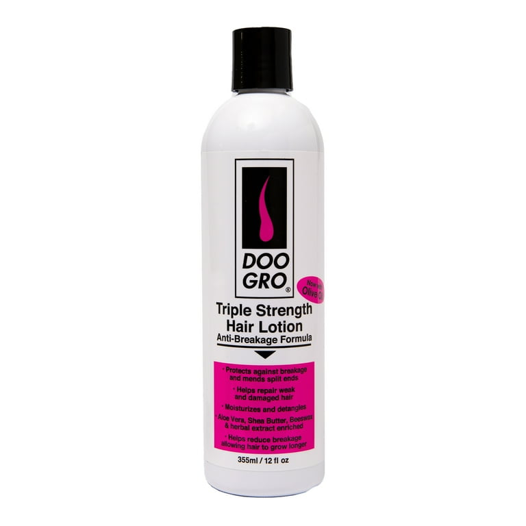 Doo Gro Triple Strength Hair Lotion, 12 fl oz. Detangling, Moisturizing