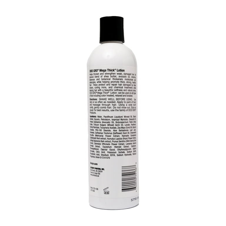 DOO GRO Mega Thick Leave-In Strengthener, 10 oz