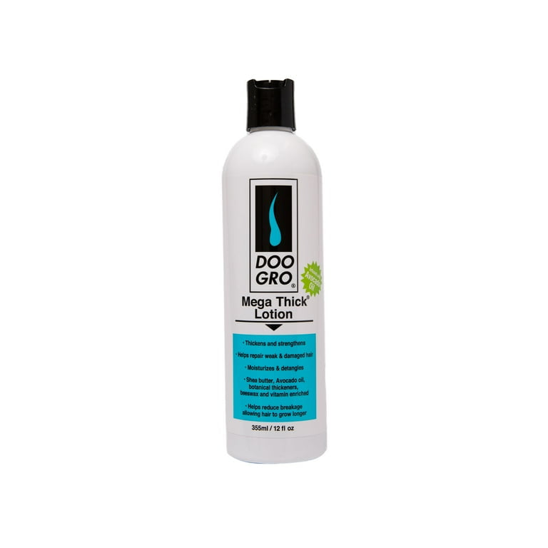 DOO GRO Mega Thick Hair Lotion, Avocado Oil, Moisturizing, Unisex, 12 oz