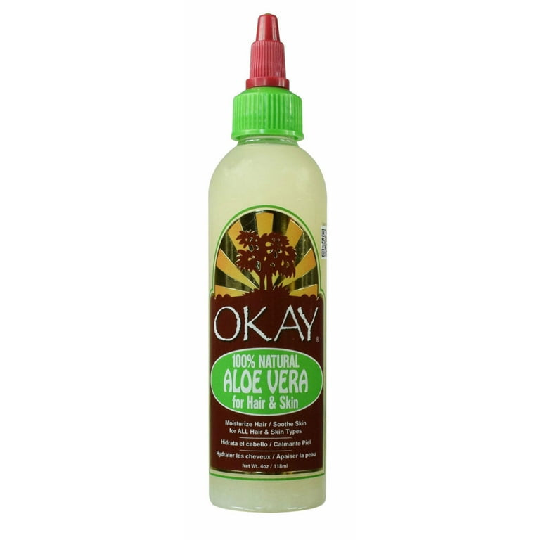 OKAY Pure Naturals 100% Natural Aloe Vera Oil - 4 oz / 118 ml