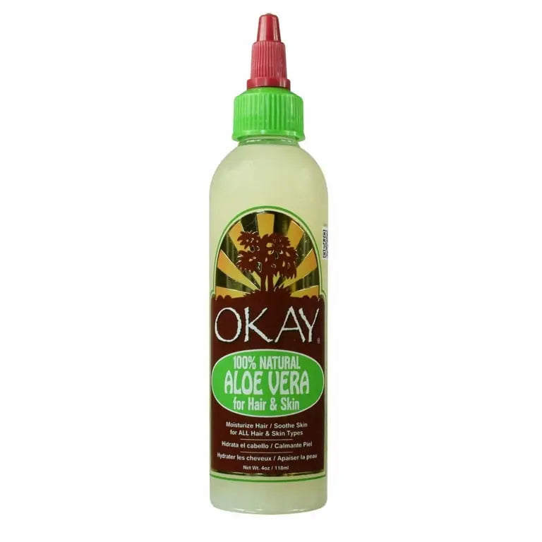 OKAY Pure Naturals 100% Natural Aloe Vera Oil - 4 oz / 118 ml Ultimate Beauty Supply