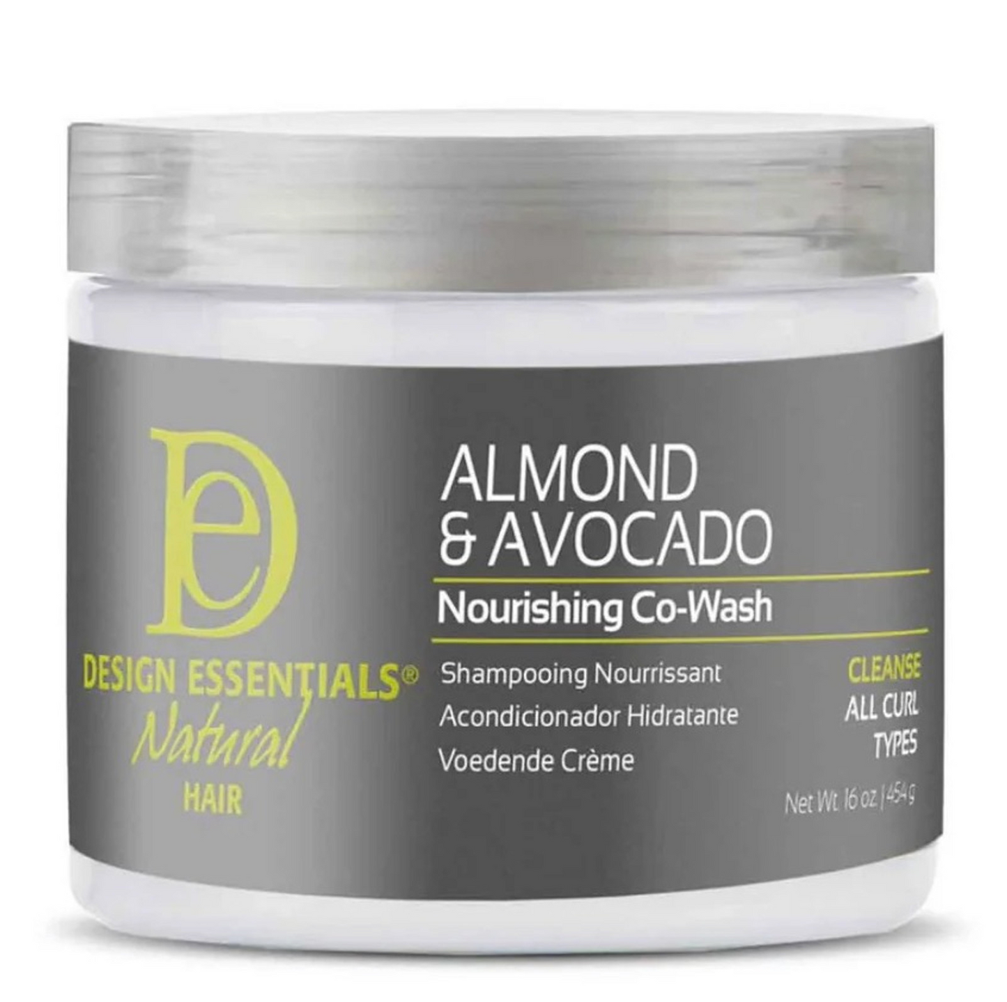 DESIGN ESSENTIALS: ALMOND & AVOCADO NOURISHING CO-WASH, 16 oz