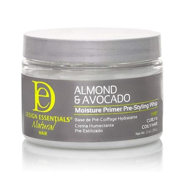 DESIGN ESSENTIALS: MOISTURE PRIMER PRE-STYLING WHIP, 12 oz