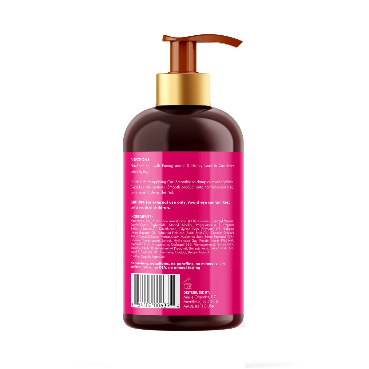 Mielle Organics Pomegranate & Honey Curl Smoothie - 12 fl oz