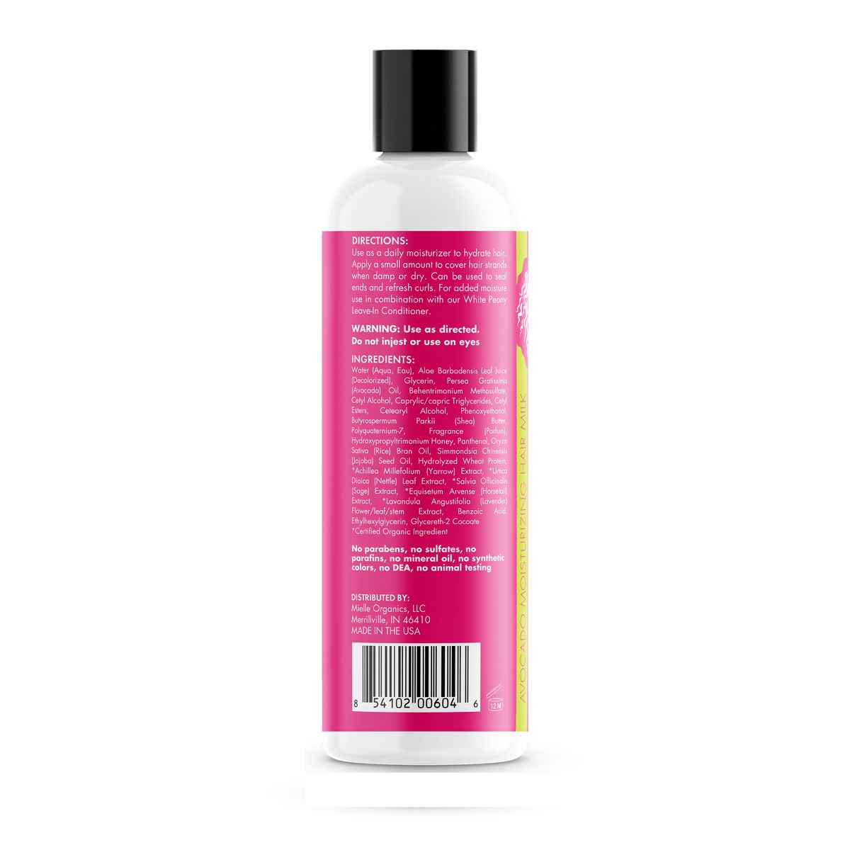 Mielle Organics Avocado Moisturizing Hair Milk - 8 fl oz