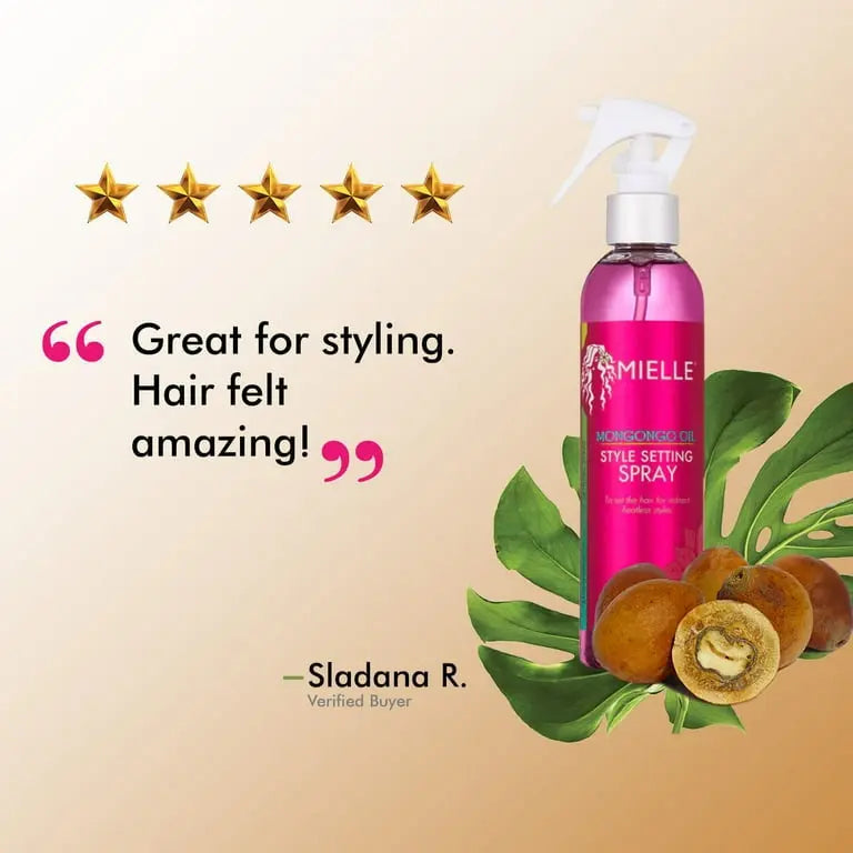 Mielle Organics Mongongo Oil Style Setting Spray 8oz Ultimate Beauty Supply