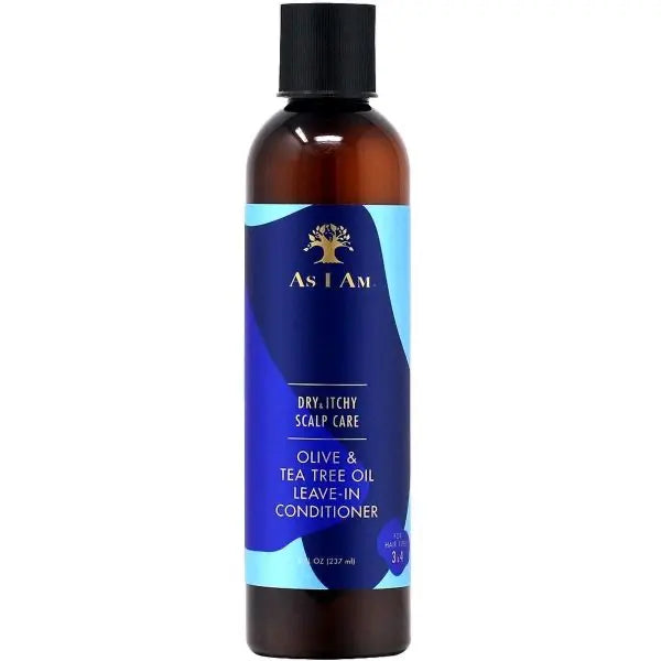As I Am Dry & Itchy Scalp Care Olive & Tea Tree Oil Leave-In Conditioner 8 oz Ultimate Beauty Supply