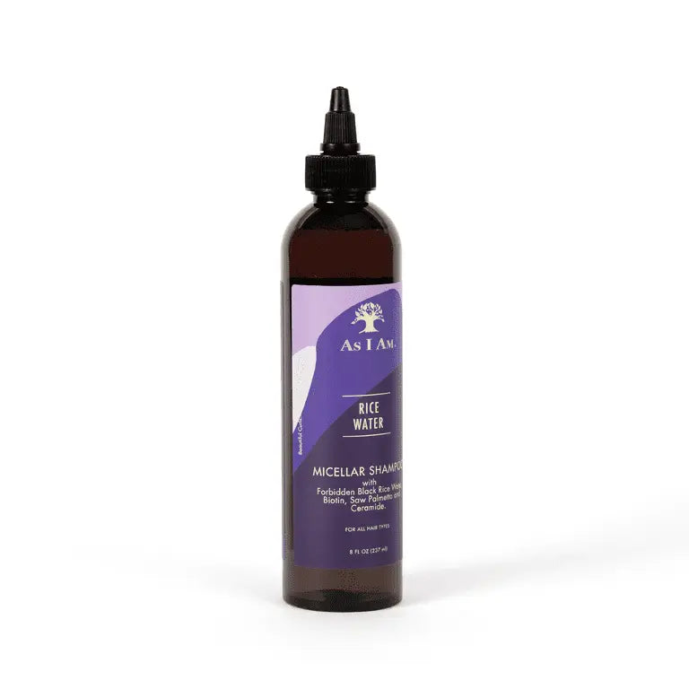 As I Am Rice Water Micellar Shampoo 8 oz., All Hair Type, Moisturizing, Unisex Ultimate Beauty Supply