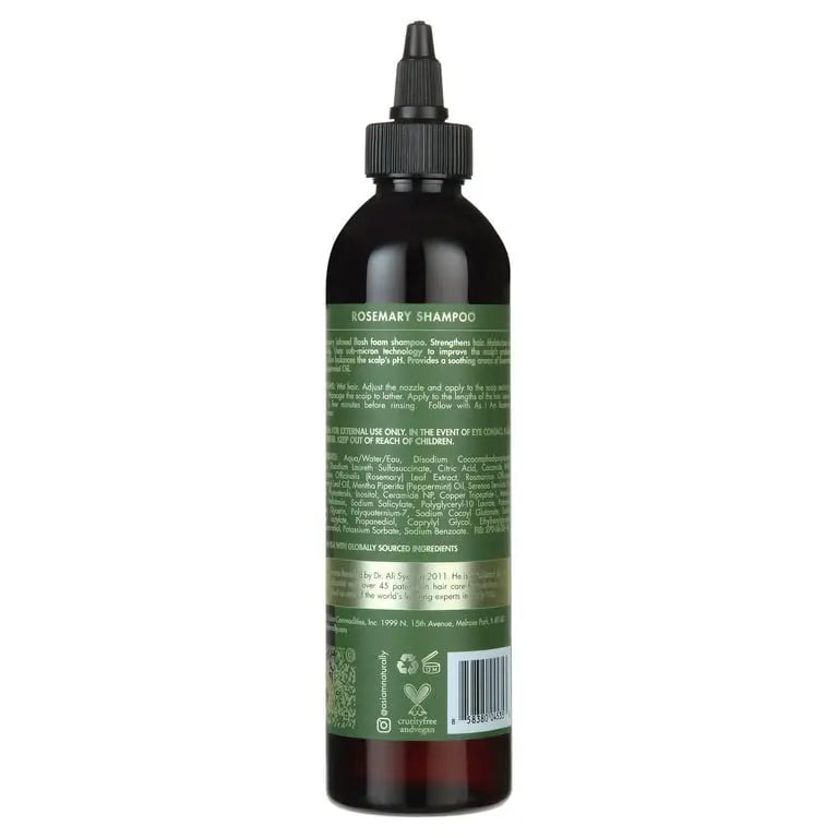 As I Am Rosemary Shampoo 8 fl. oz., All Hair Type, Moisturizing, Unisex Ultimate Beauty Supply