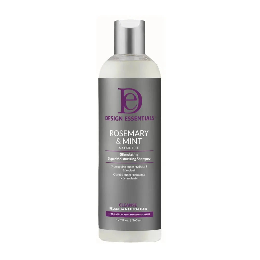 Design Essentials Rosemary & Mint Moisturizing Shampoo — front of the product bottle