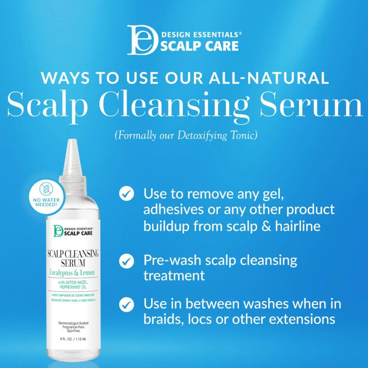 Design Essentials Scalp Cleansing Serum Eucalyptus & Lemon, 4 oz Ultimate Beauty Supply