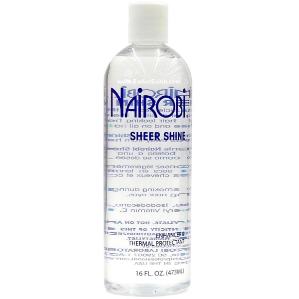 Nairobi Sheer Shine Enhancer & Thermal Protectant, 16 oz