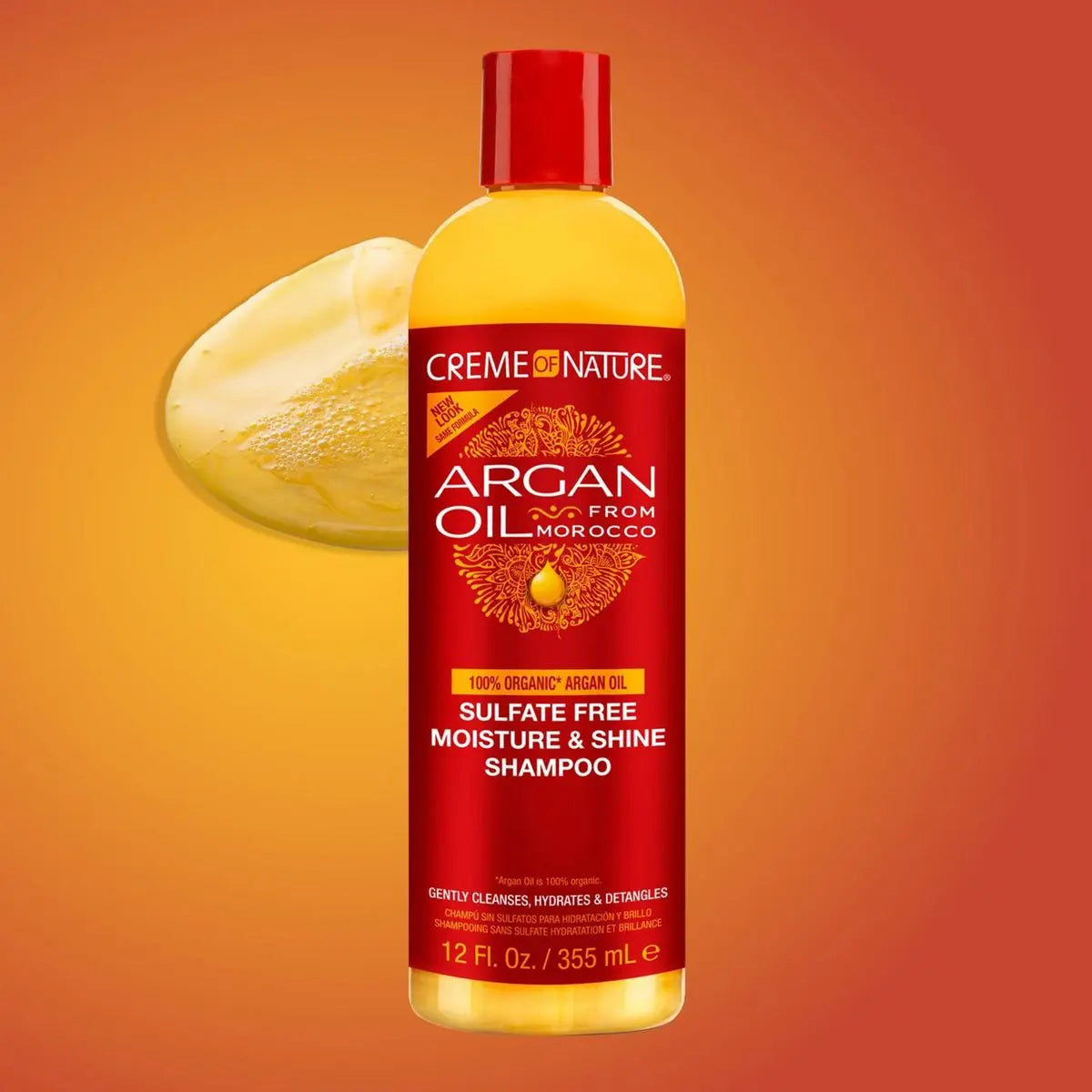 Creme Of Nature Sulfate Free Shampoo for Moisture & Shine with Argan Oil, (Choose Size) Ultimate Beauty Supply