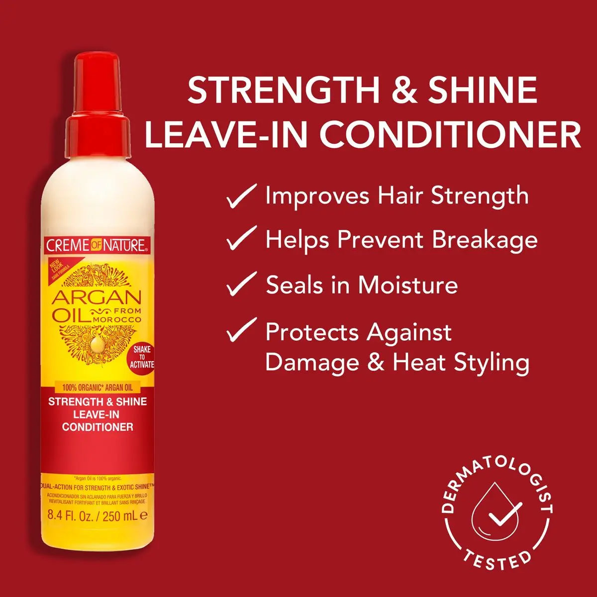 Creme of Nature Strength & Shine Leave-In Conditioner with Argan Oil - 8.4 fl oz Ultimate Beauty Supply