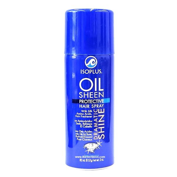 Isoplus Oil Sheen Protective Hair Spray Dramatic Shine (choose size)