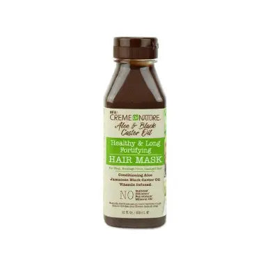Creme of Nature Aloe & Black Castor Oil Healthy & Long Fortifying Hair Mask 12 oz Ultimate Beauty Supply