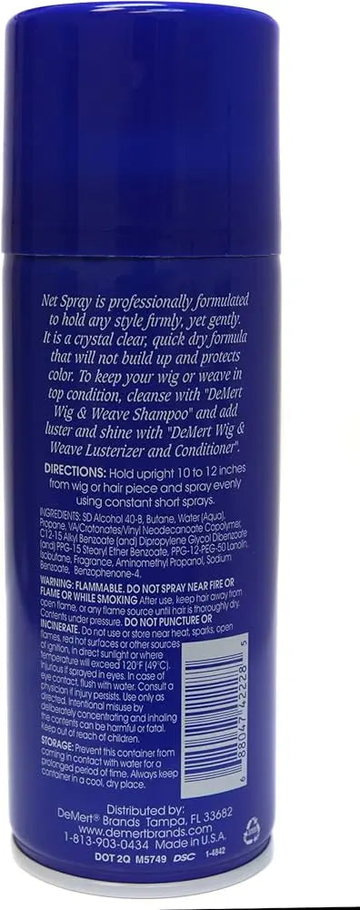 Demert Wig & Weave Net Spray - 9.61 oz Ultimate Beauty Supply