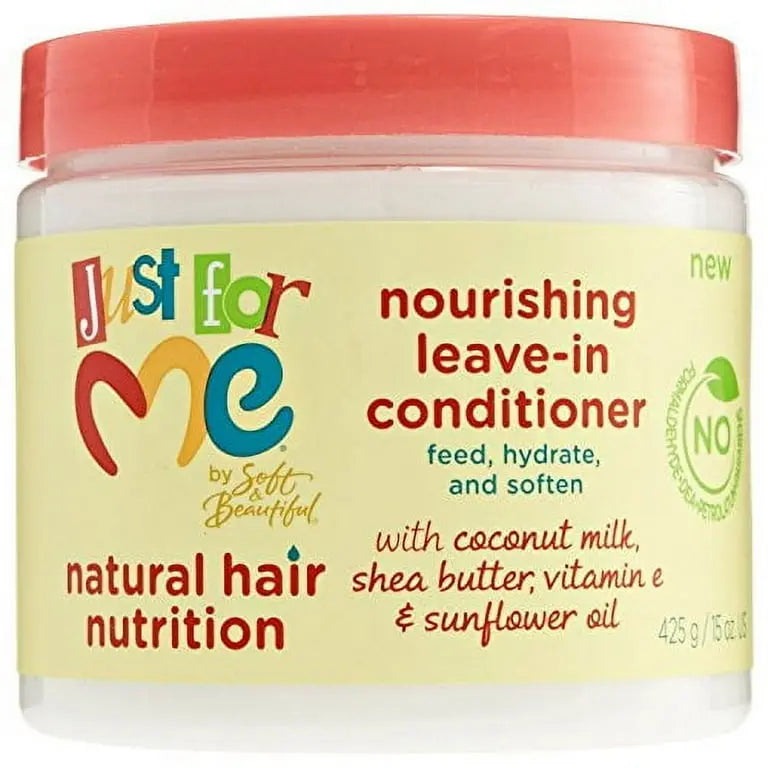 Just For Me Nourishing Leave-in Conditioner Natural Hair Selection, 15 oz Ultimate Beauty Supply
