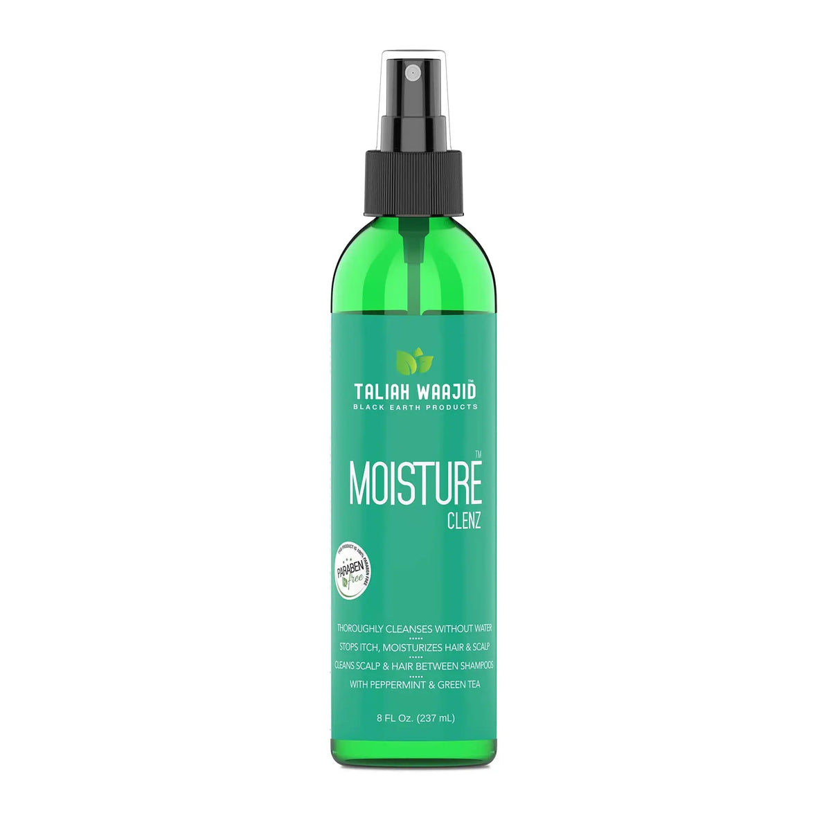 Taliah Waajid Black Earth Moisture Clenz — front of the product bottle