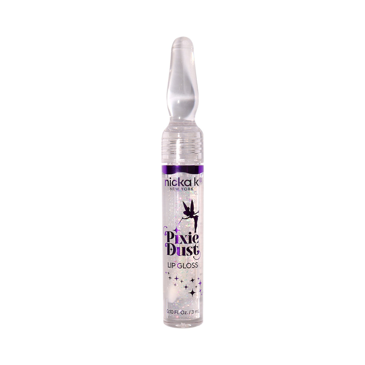 Nicka K Pixie Dust Lip Gloss – Coconut, tube