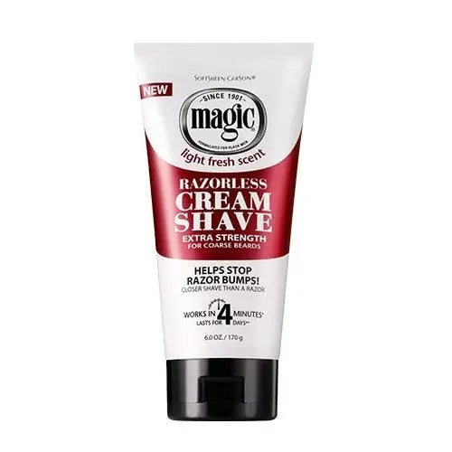 Magic Razorless Cream Shave Extra Strength 6 oz