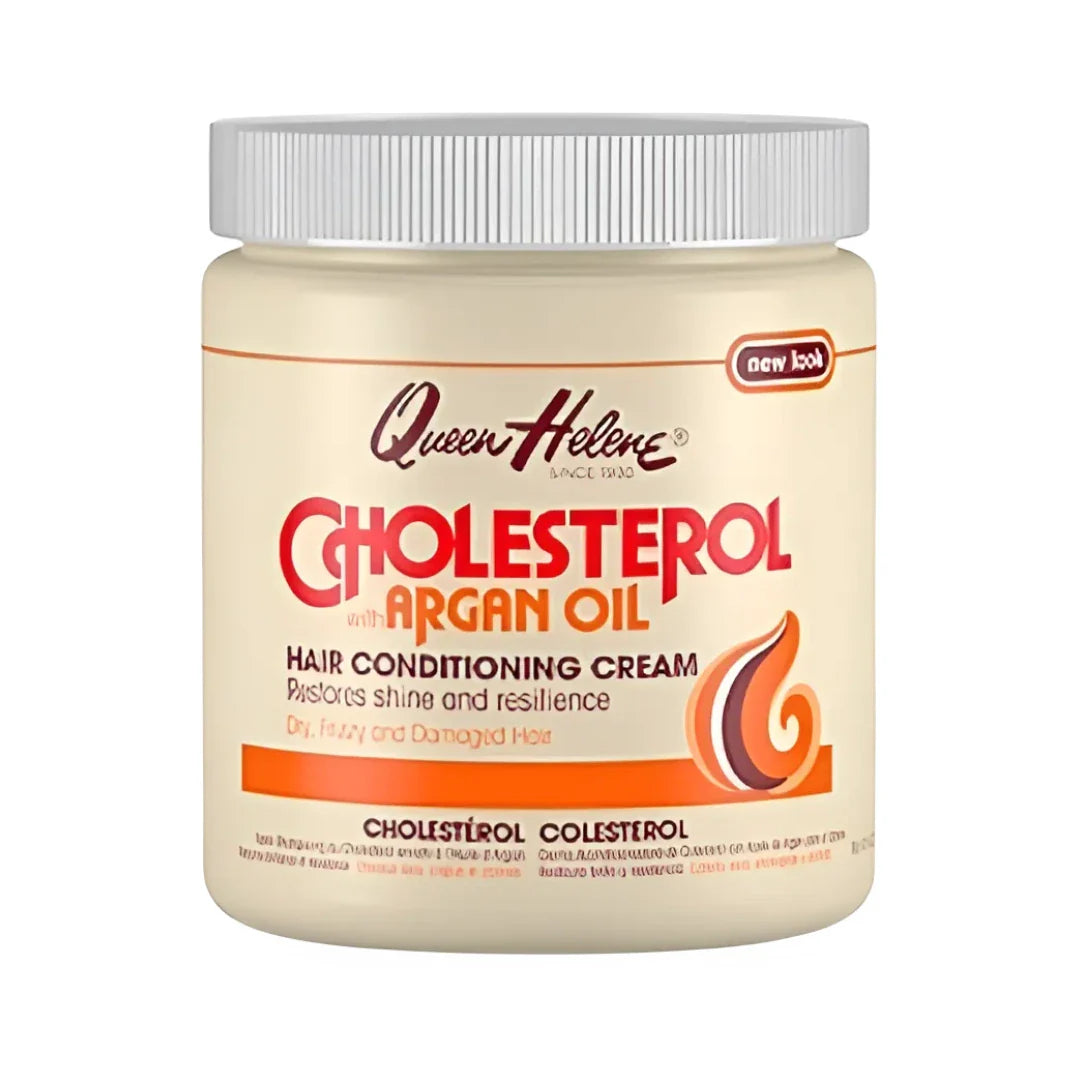 Queen Helene Cholesterol Hair Conditioning Cream with Argan Oil - 15 oz