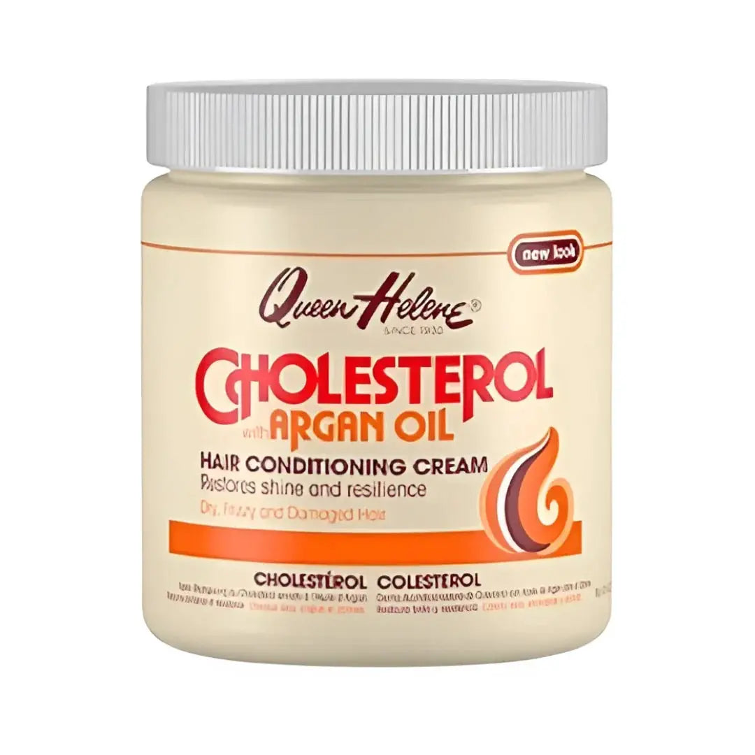 Queen Helene Cholesterol Hair Conditioning Cream with Argan Oil - 15 oz Queen Helene