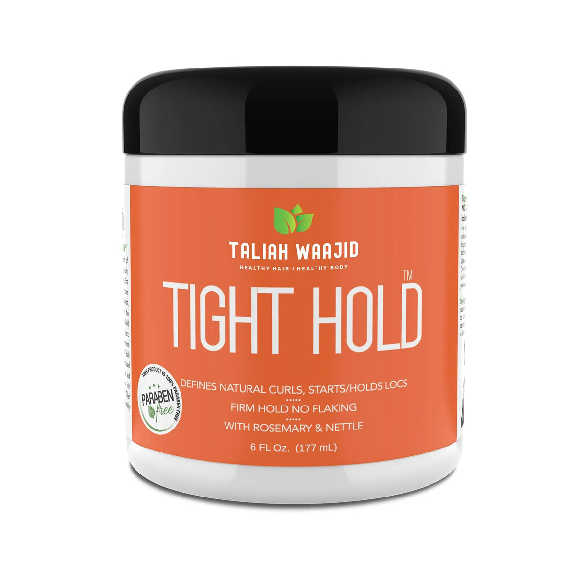 Taliah Waajid Tight Hold 6 oz — angled view of 6 oz jar