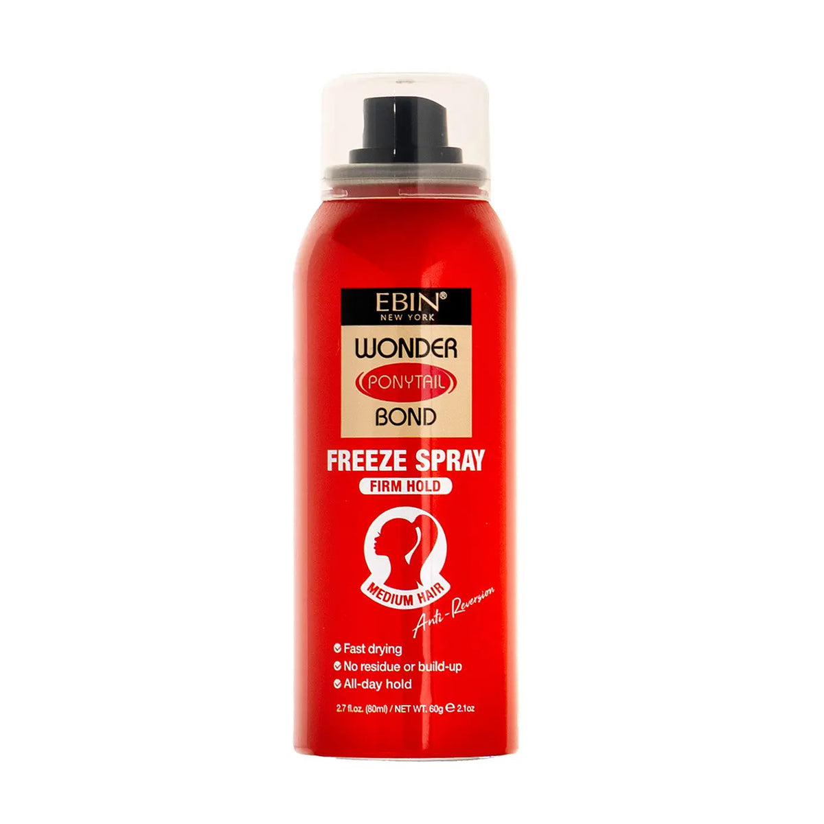Ebin Wonder Ponytail Bond — 2.7 oz Firm Hold spray can