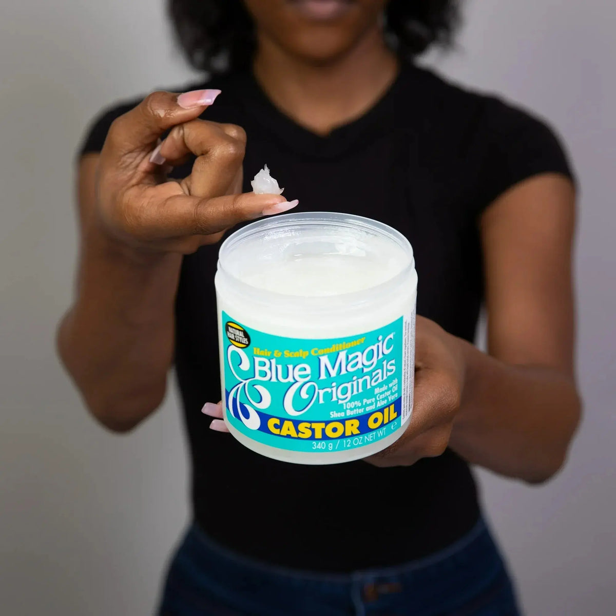 Blue Magic Originals Hair & Scalp Conditioner Castor Oil | Strengthening & Nourishing – 12 oz Blue Magic