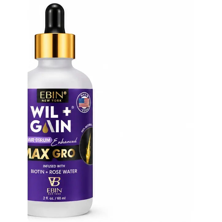 Enhanced Max Gro Hair Serum Biotin Rose Water