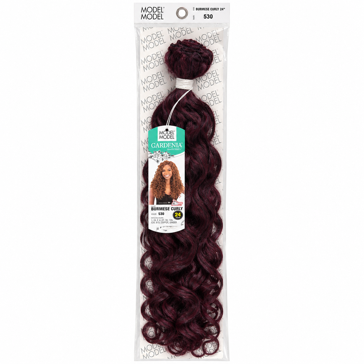 Model Model Gardenia Burmese Curly 24-inch full package, color 530