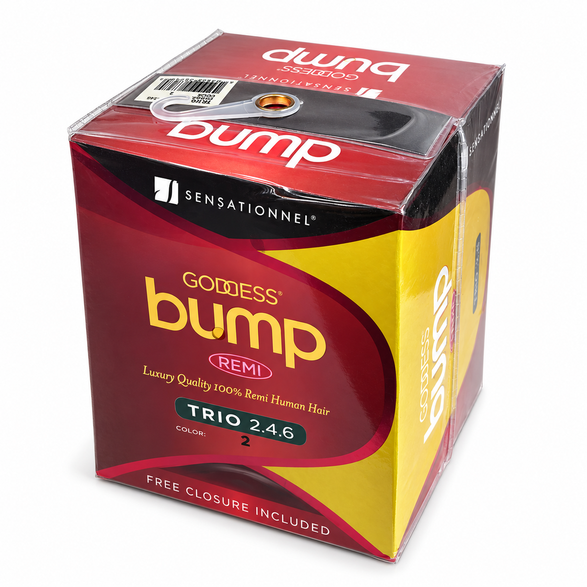Sensationnel Goddess Bump Remi Trio color 2 box on white