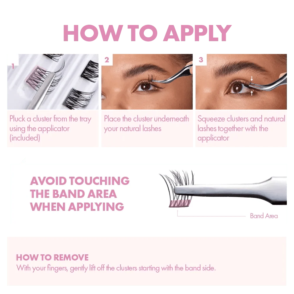 IENVY by KISS Press & Go Pre - Glued Lash Clusters - Beauty Exchange Beauty Supply