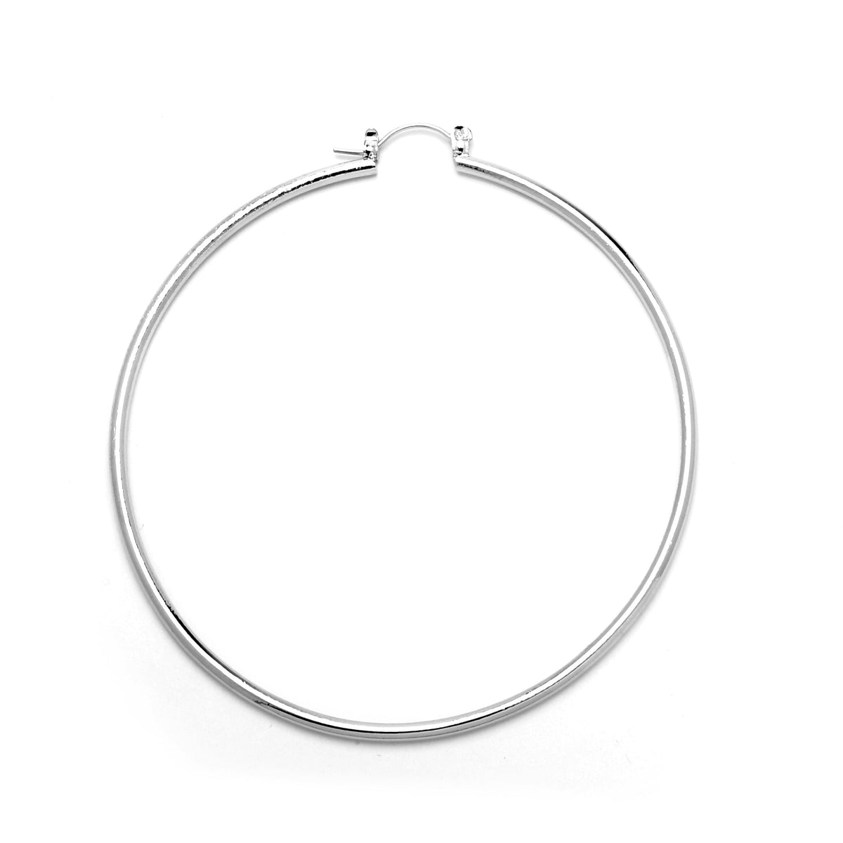 Joy Jewelry B25 silver-tone hoop earrings